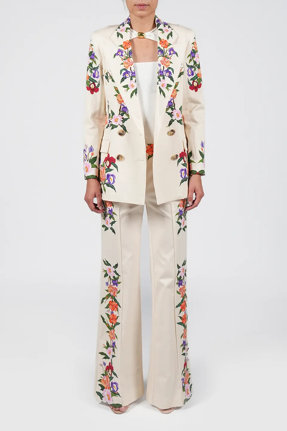 Designer Cream Women pants, shop online with free delivery in UAE. Product gallery 5