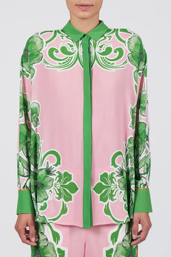 Borgo de Nor | Nova Floral Print Crepe Shirt