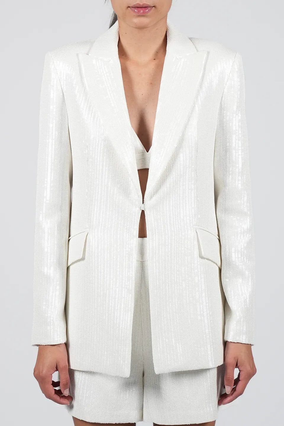 Shop online trendy white Women blazers, Jacket from Federica Tosi Fashion designer. Product gallery 1