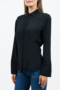 Federica Tosi | Black Silk blend Shirt, alternative view