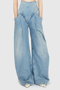 Alessandro Vigilante | Light Blue High Waist Jeans