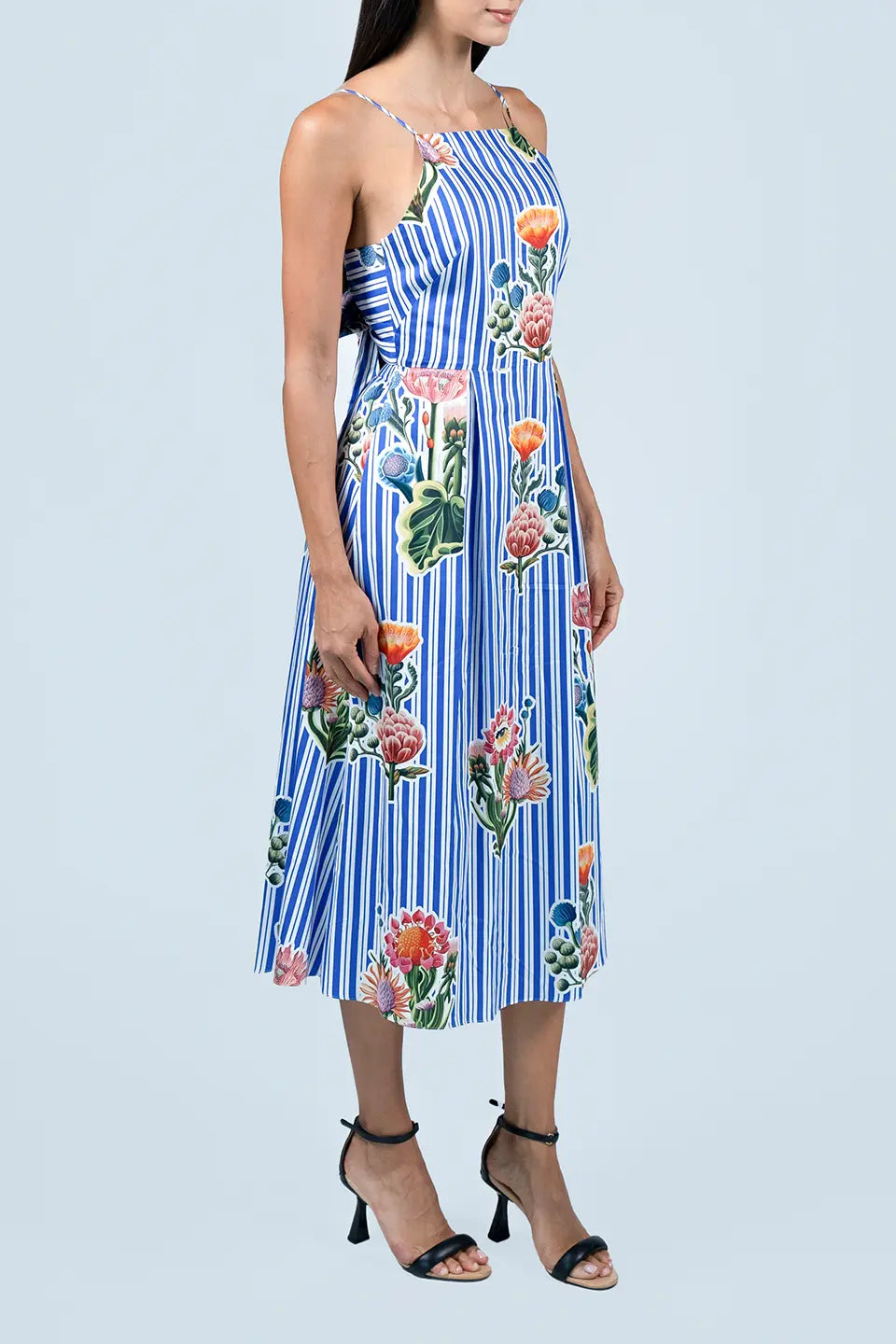 Designer Blue Midi dresses, shop online with free delivery in UAE. Product gallery 2