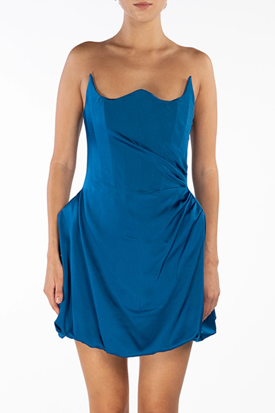 Shop online trendy Blue Mini dresses from Giuseppe Di Morabito Fashion designer. Product gallery 1