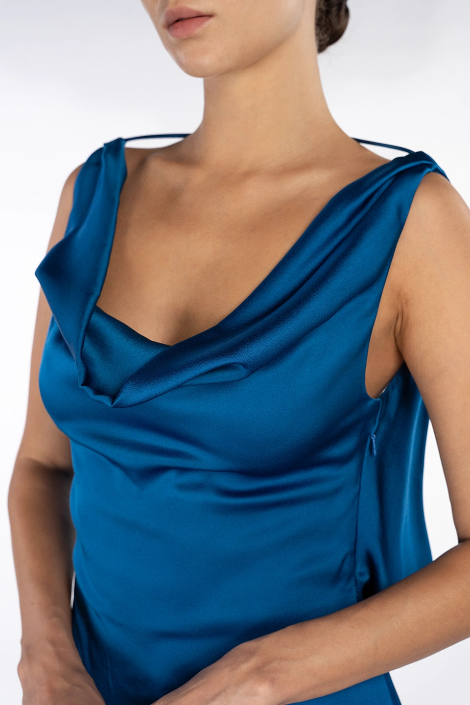 Designer Blue Maxi dresses, shop online with free delivery in Dubai. Product gallery 3