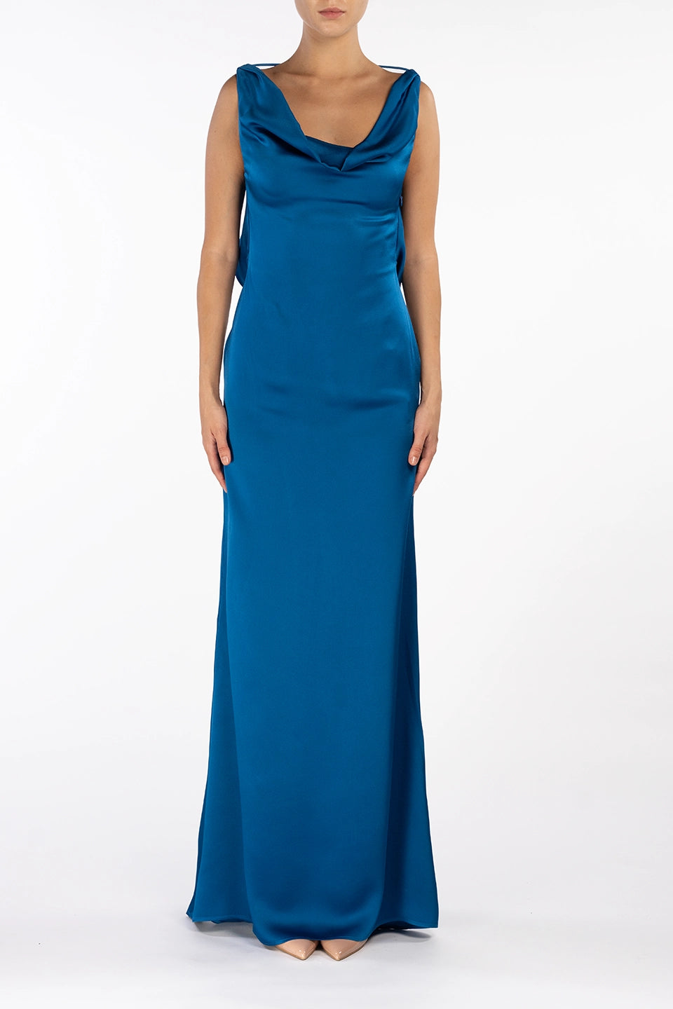 Shop online trendy Blue Maxi dresses from Giuseppe Di Morabito Fashion designer. Product gallery 1