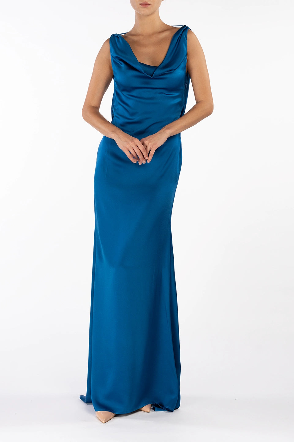 Designer Blue Maxi dresses, shop online with free delivery in UAE. Product gallery 8