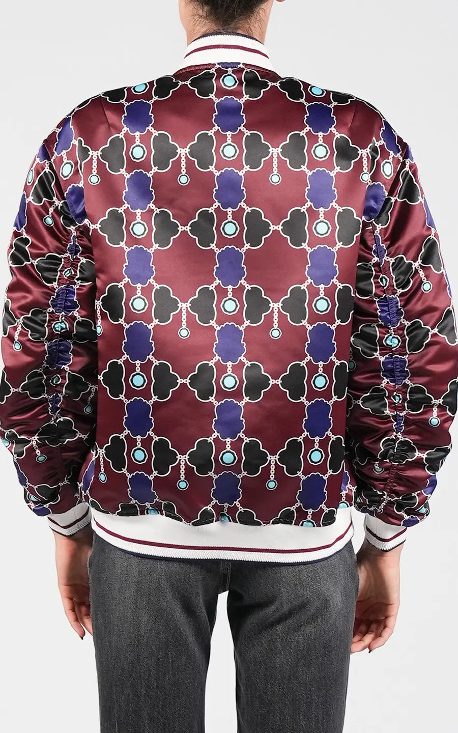 Designer Burgundy Jacket, shop online with free delivery in UAE. Product gallery 4