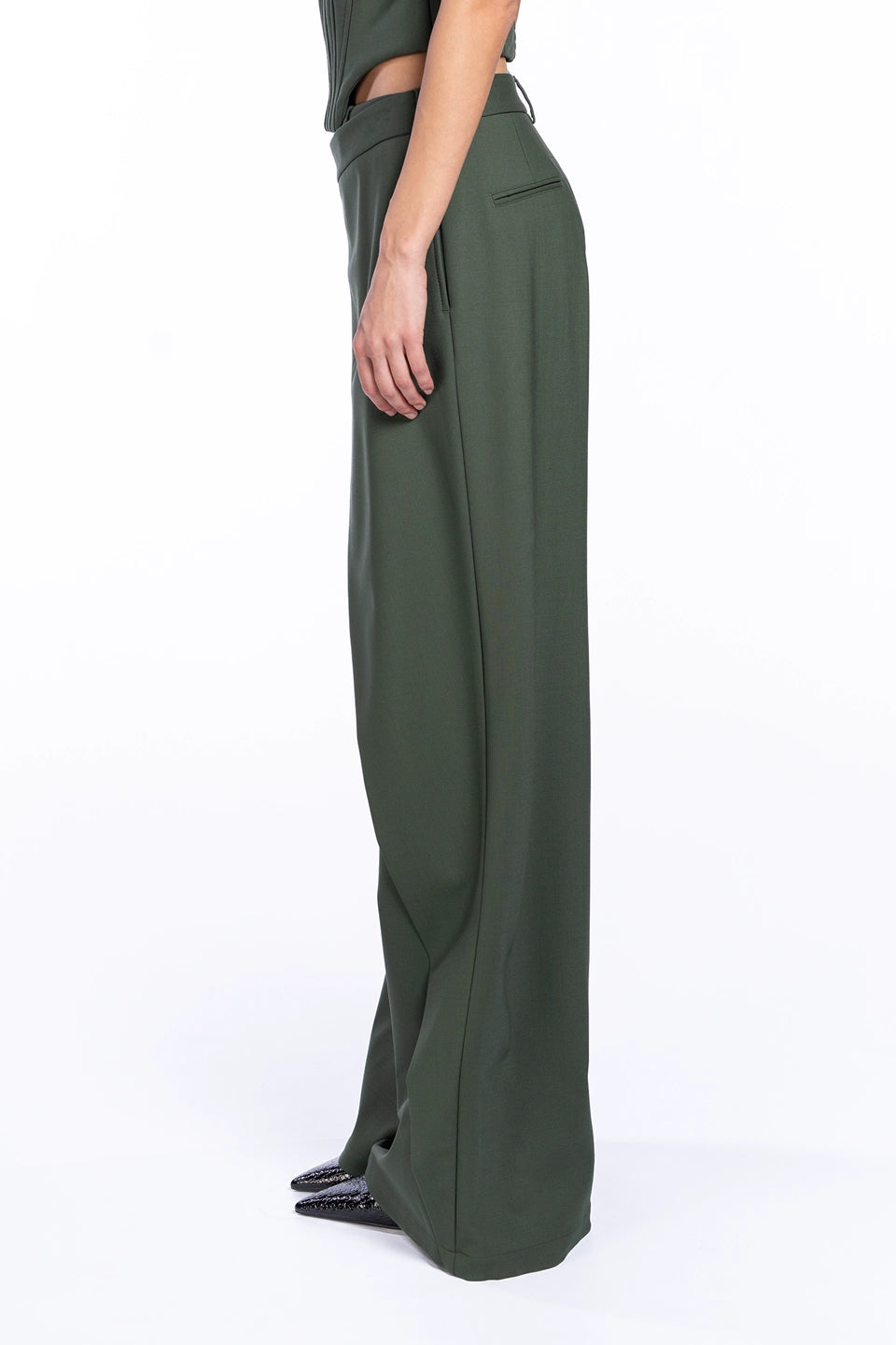 Designer Green Women pants, shop online with free delivery in UAE. Product gallery 4