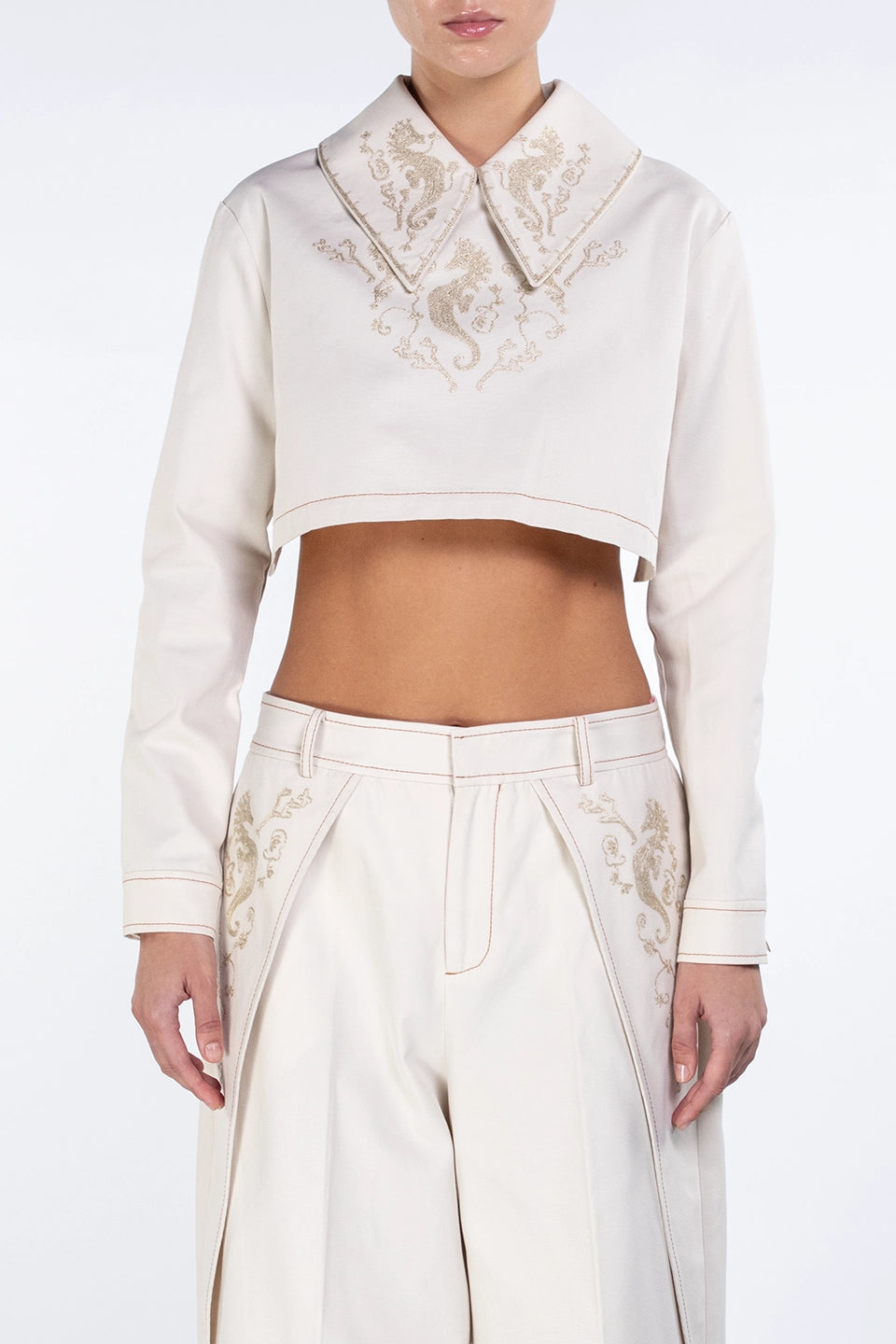Shop online trendy White Women long sleeve from Vivetta Fashion designer. Product gallery 1