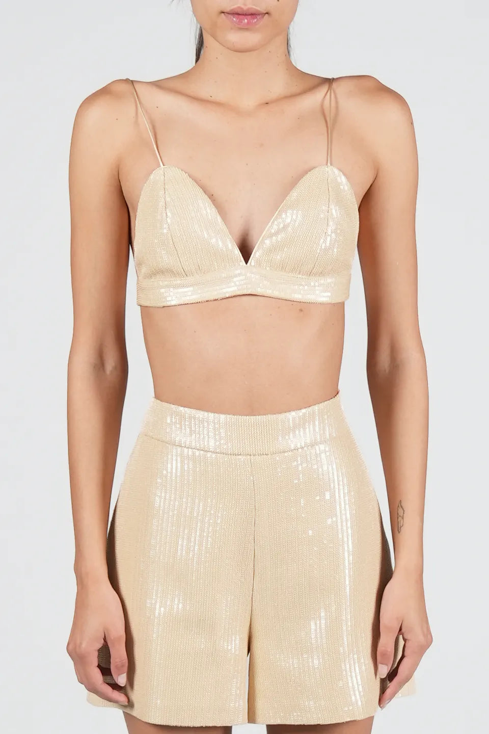 Shop online trendy Caramel Women Top from Federica Tosi Fashion designer. Product gallery 1