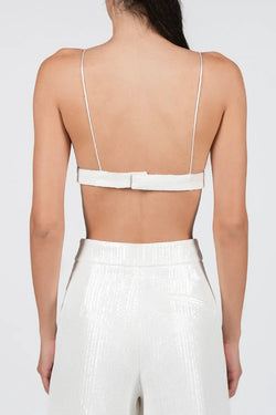 Federica Tosi | Sequined White Bra, alternative view