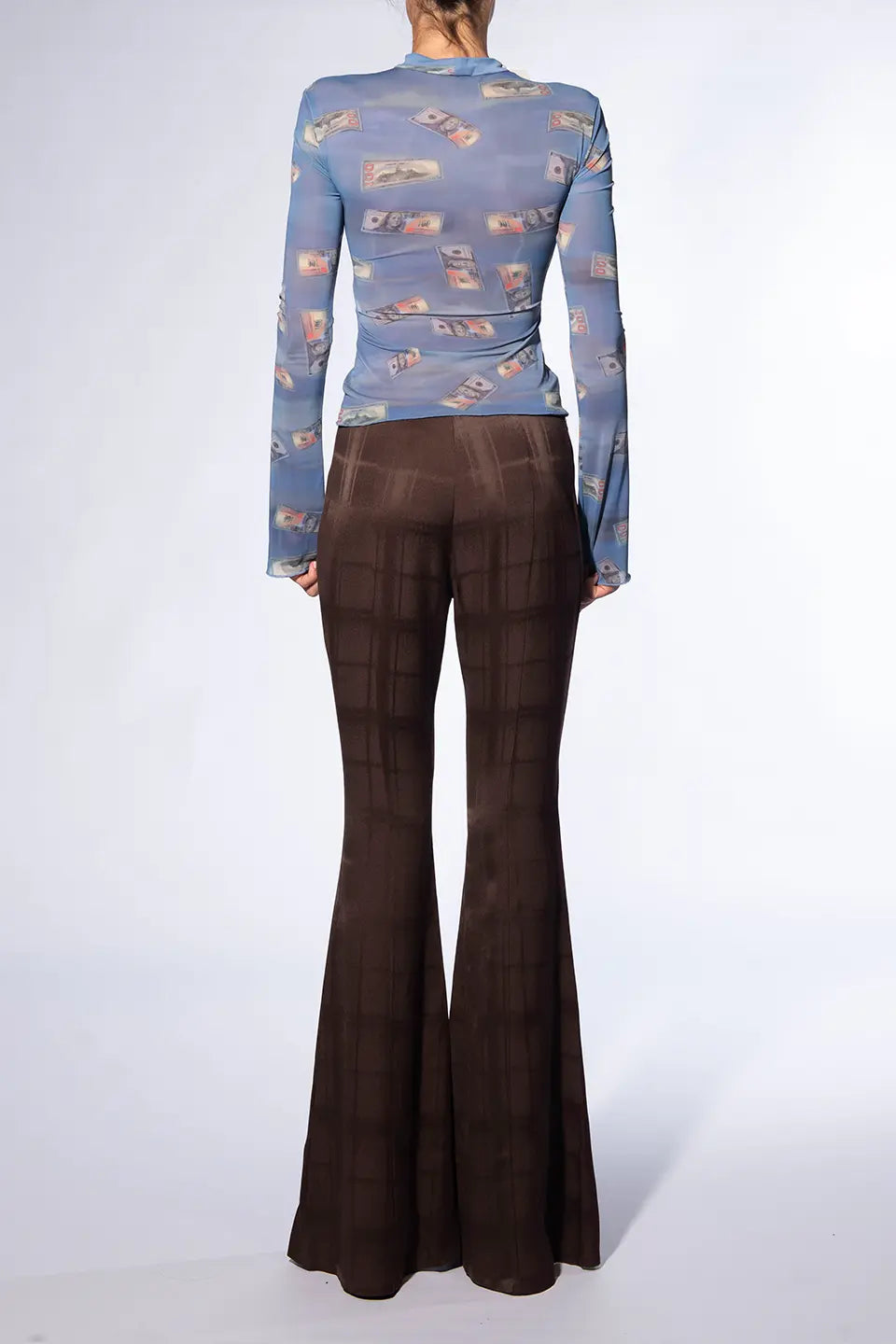 Designer Brown Women pants, shop online with free delivery in UAE. Product gallery 2