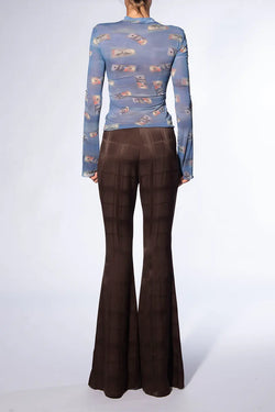 Avavav | Brown Pleated Trouser, alternative view