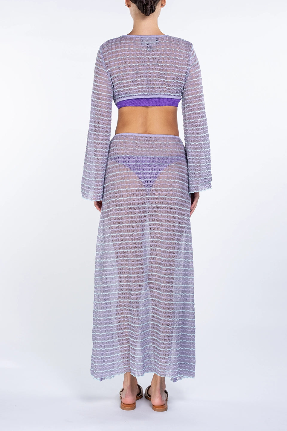 Designer Purple Maxi dresses, shop online with free delivery in UAE. Product gallery 2