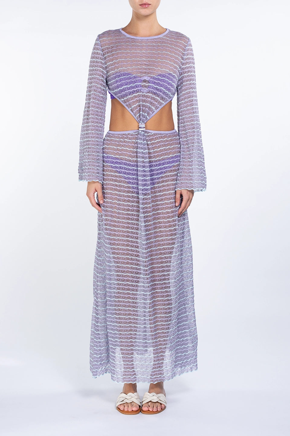 Shop online trendy Purple Maxi dresses from Kukhareva London Fashion designer. Product gallery 1