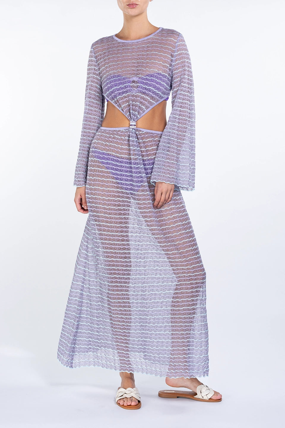 Designer Purple Maxi dresses, shop online with free delivery in UAE. Product gallery 7