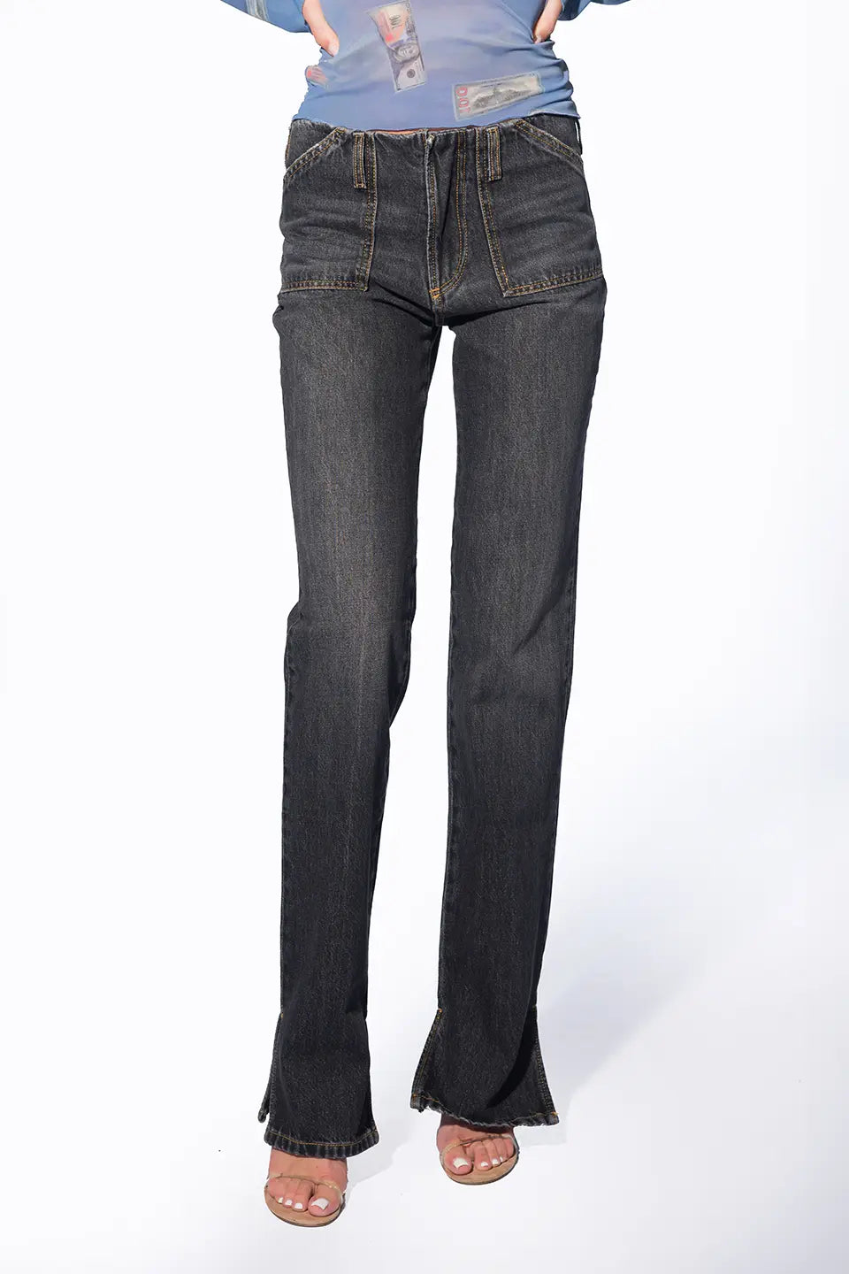 Designer Black Jeans, shop online with free delivery in UAE. Product gallery 6