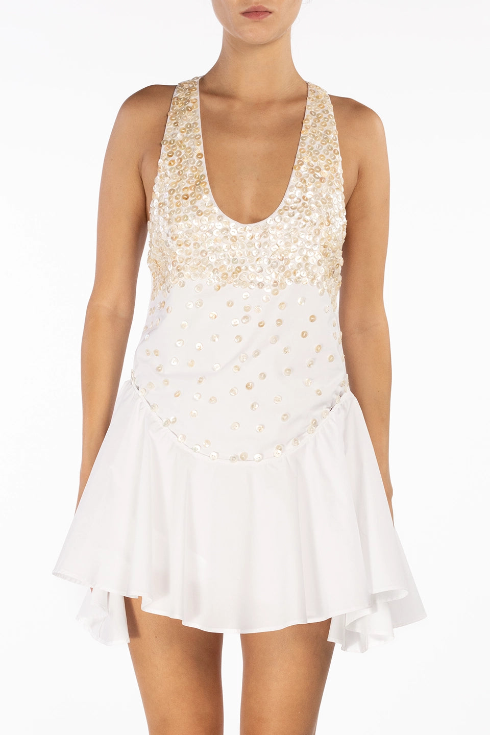 Shop online trendy White Mini dresses from Vivetta Fashion designer. Product gallery 1