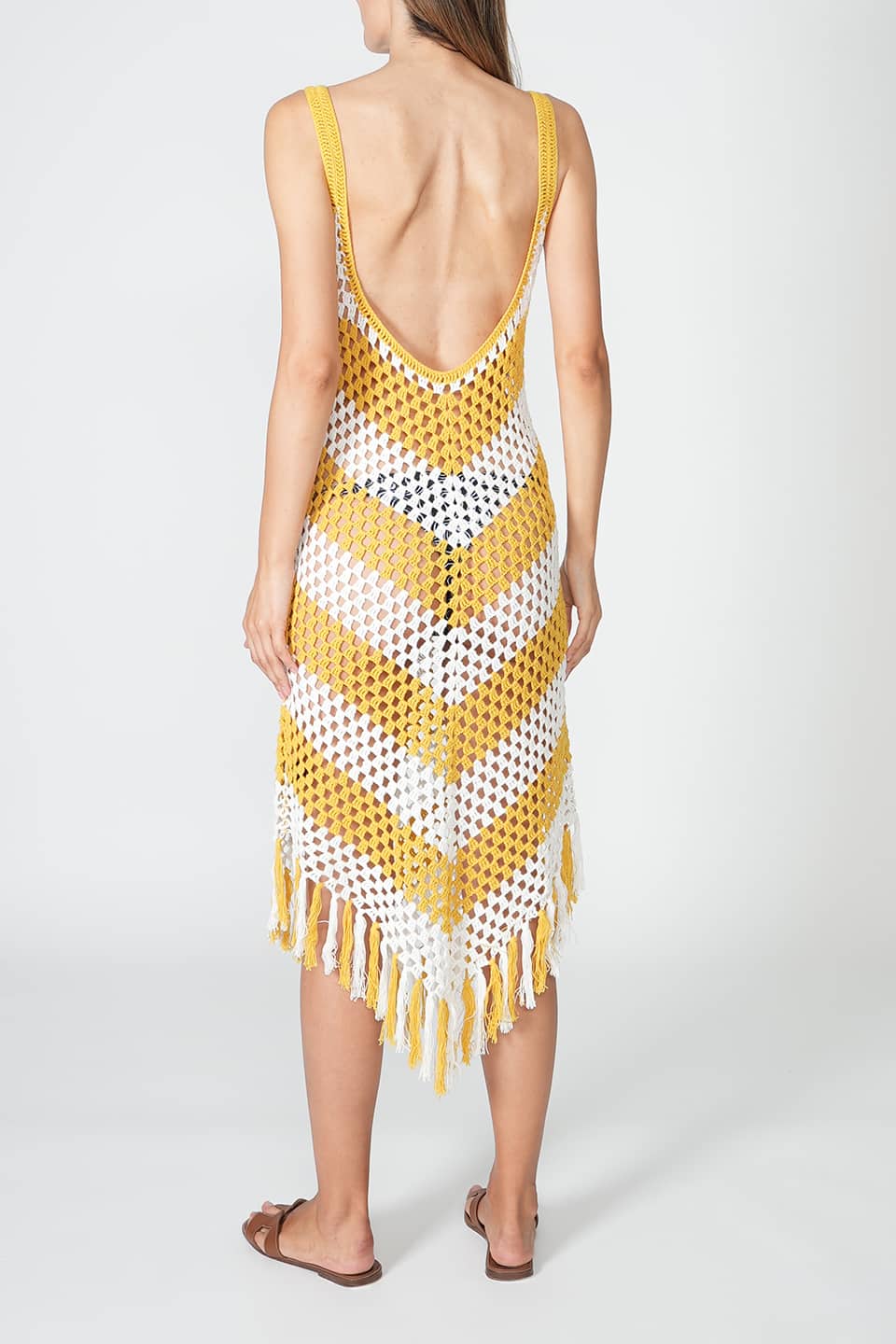 Thumbnail for Product gallery 5, Mellor Dress Yellow/White