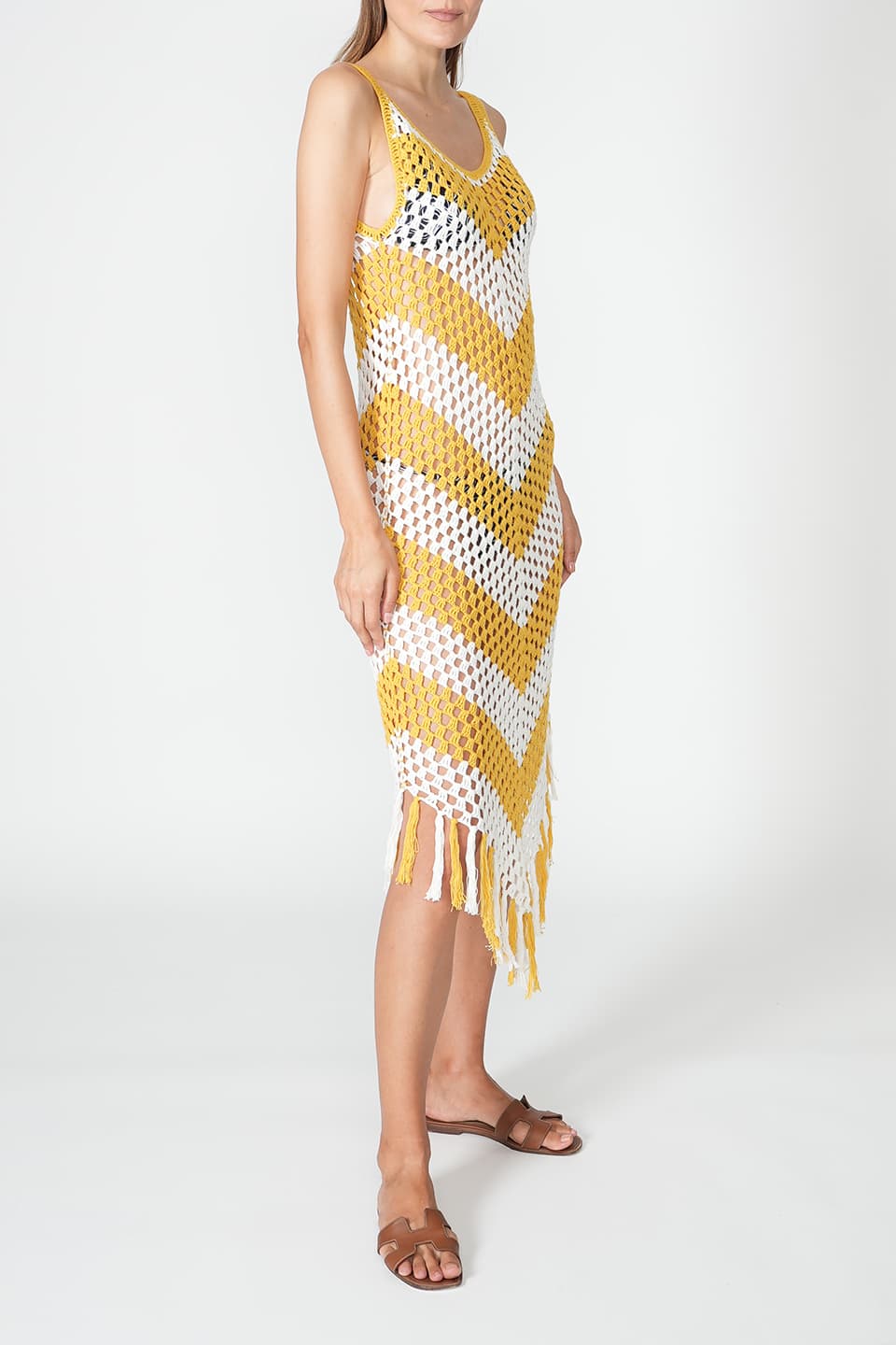 Designer Yellow Beach dresses, shop online with free delivery in UAE. Product gallery 3
