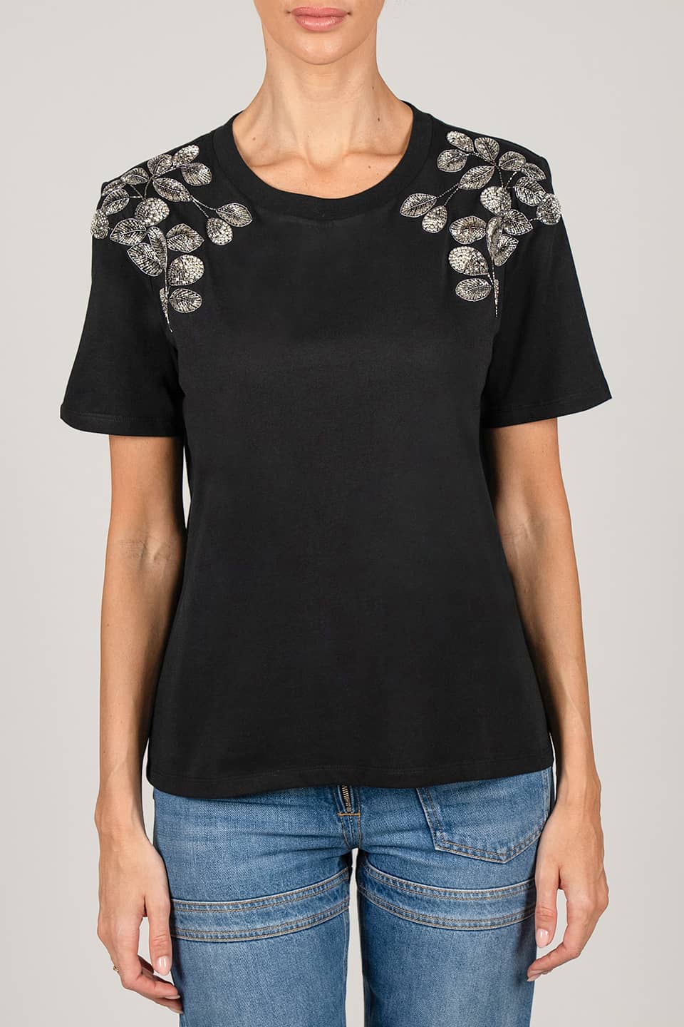 Shop online trendy Black T-shirt from Dodo Bar Or Fashion designer. Product gallery 1