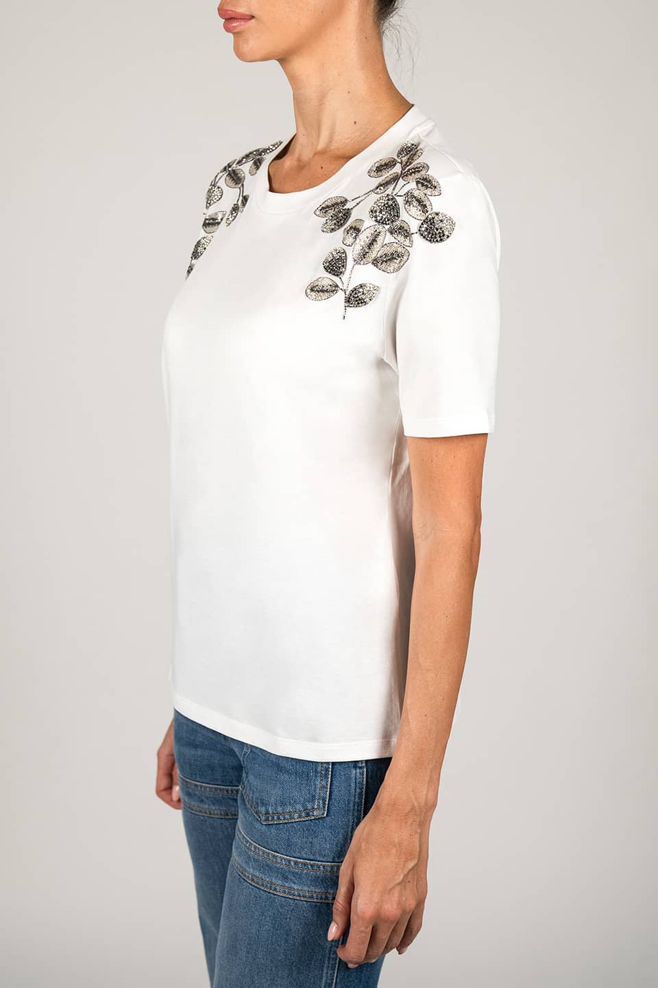 Designer White T-shirt, shop online with free delivery in UAE. Product gallery 2
