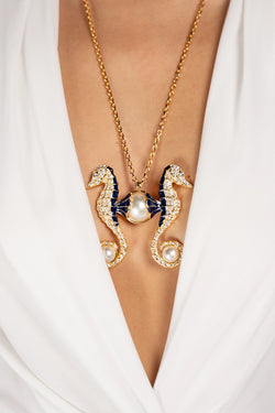 Vivetta | Necklace with Double Seahorse, alternative view