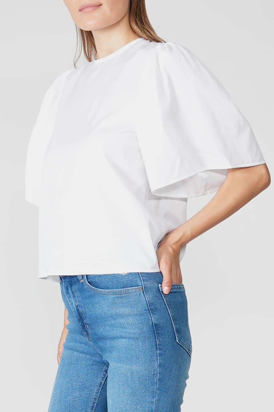Thumbnail for Product gallery 3, Wide Sleeve T-Shirt White