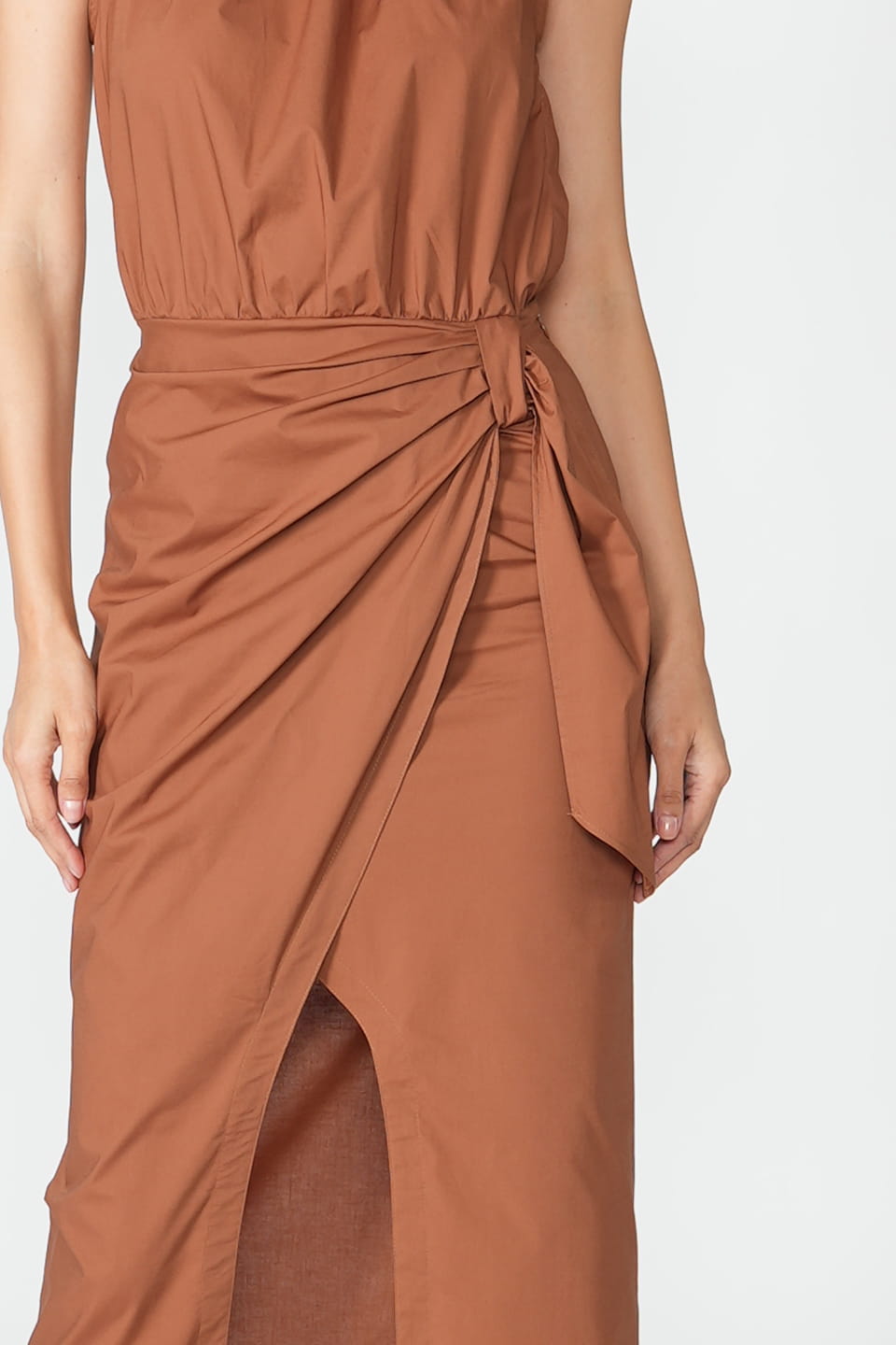 Designer Chocolate Midi dresses, shop online with free delivery in UAE. Product gallery 5