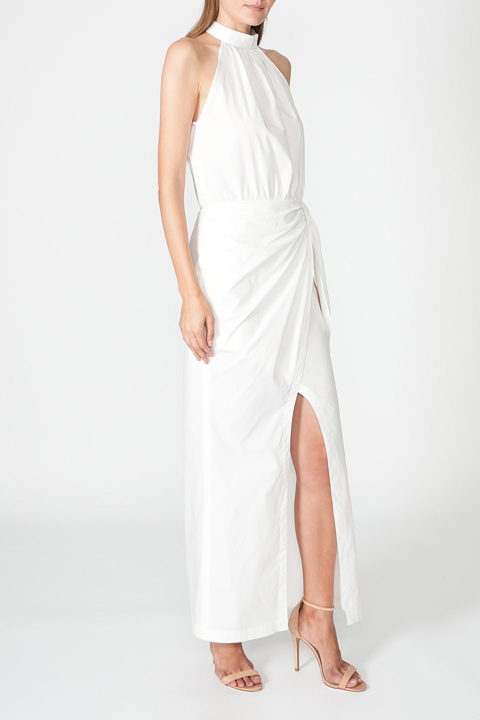 Shop online trendy White Midi dresses from Federica Tosi Fashion designer. Product gallery 1