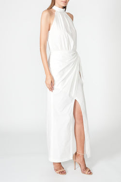 Federica Tosi | Wrap-detail Long Dress White