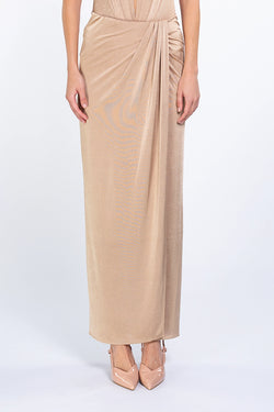 The Andamane | Gold Draped Anja Skirt