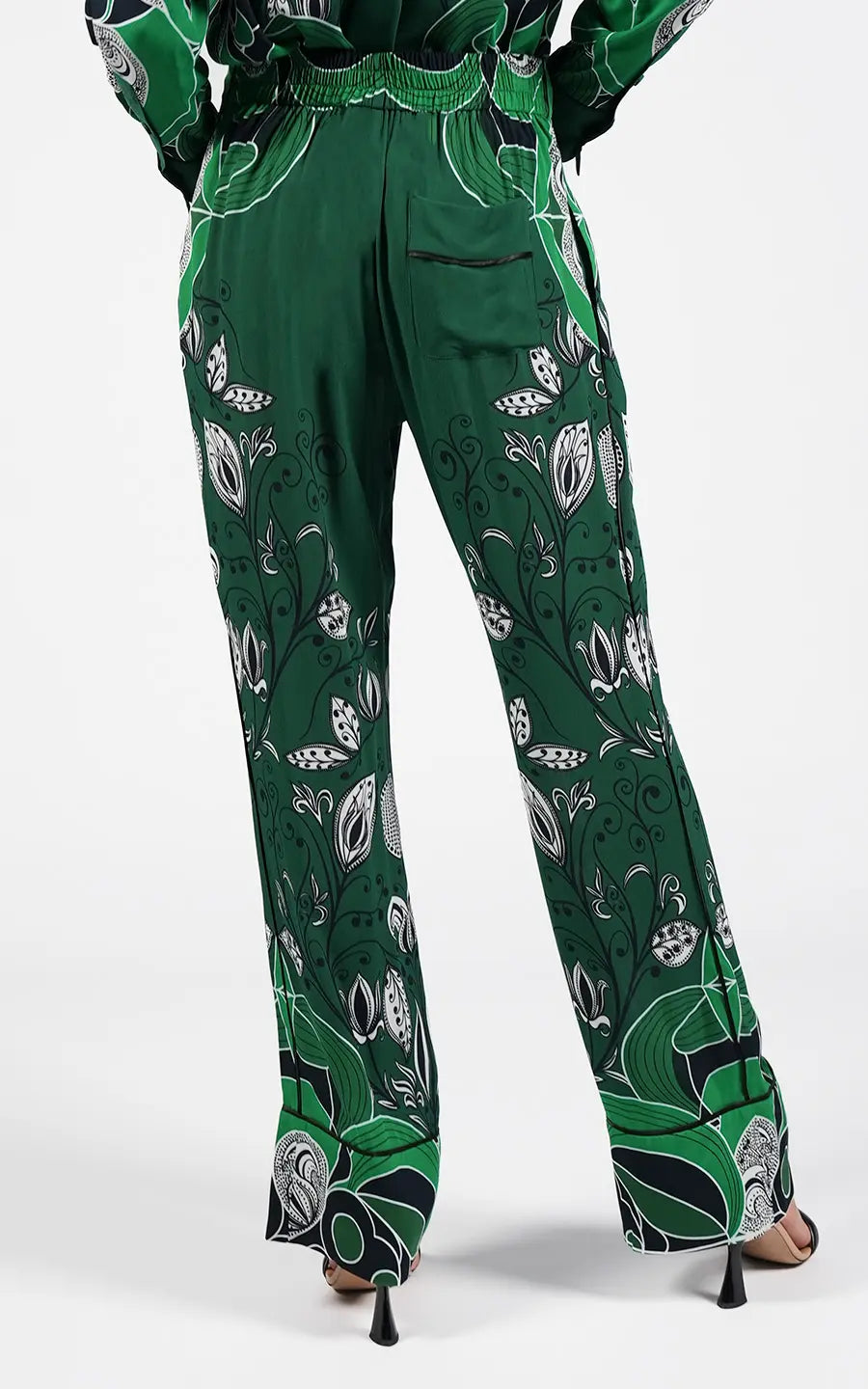 Designer Green Women pants, shop online with free delivery in UAE. Product gallery 5