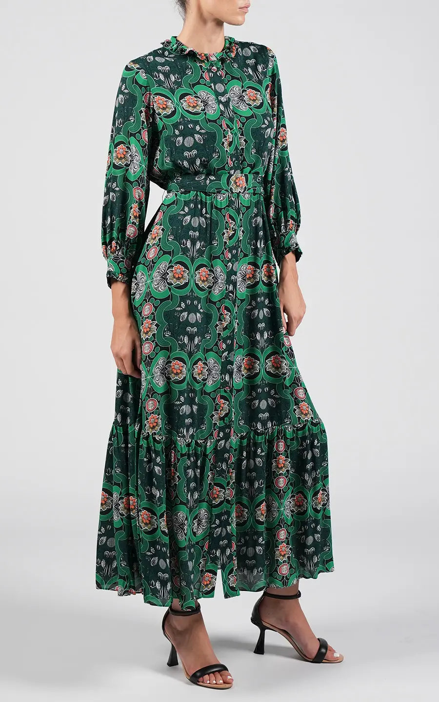 Designer Green Maxi dresses, shop online with free delivery in Dubai. Product gallery 3