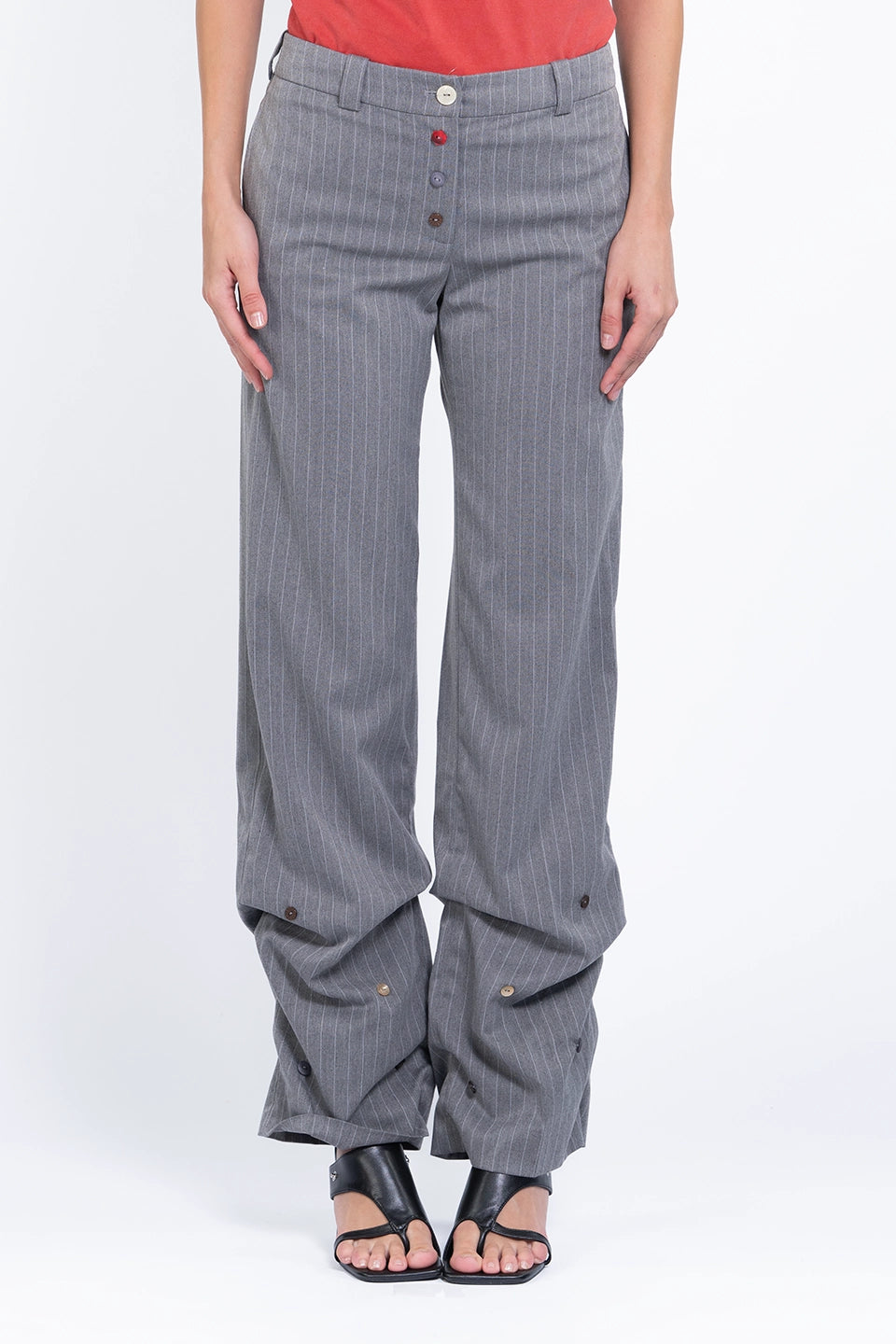 Grey Suitpants Sharpei Buttons