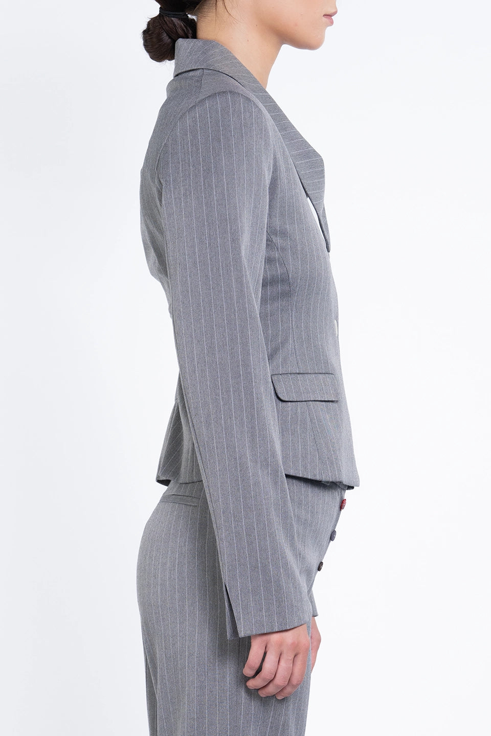 Designer Grey Women blazers, Jacket, shop online with free delivery in UAE. Product gallery 4