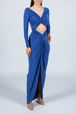 Hamel | Denver Blue long dress, alternative view