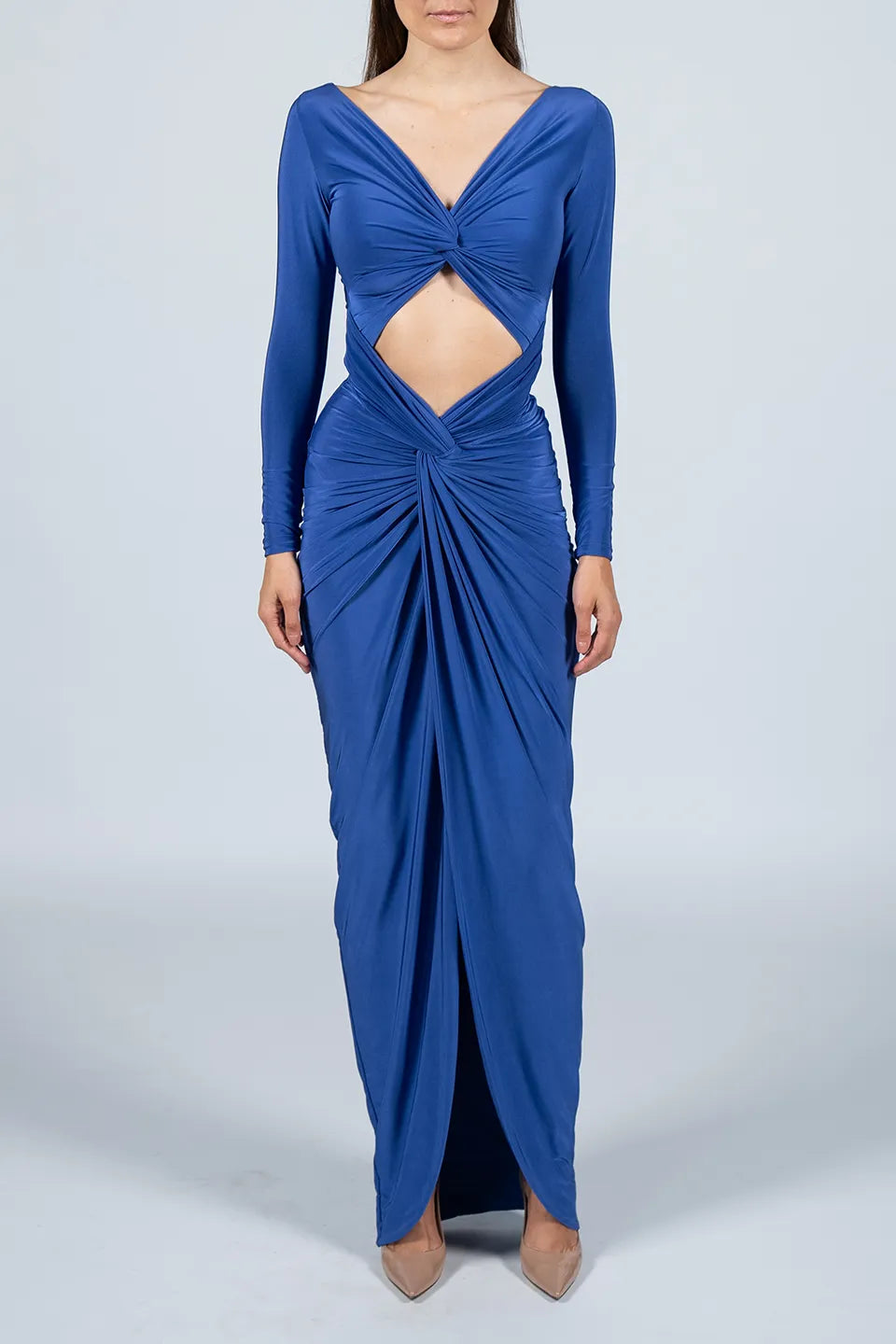 Shop online trendy Blue Maxi dresses from Hamel Fashion designer. Product gallery 1