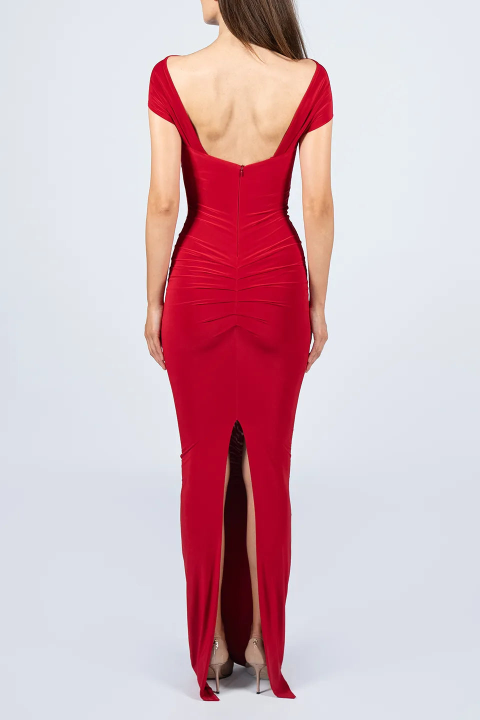 Designer Red Maxi dresses, shop online with free delivery in UAE. Product gallery 4