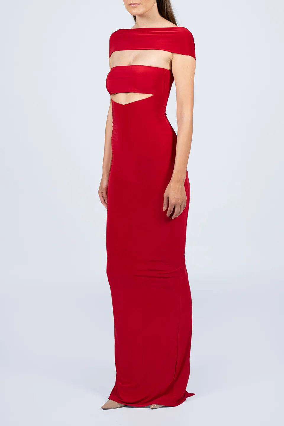 Designer Red Maxi dresses, shop online with free delivery in UAE. Product gallery 2
