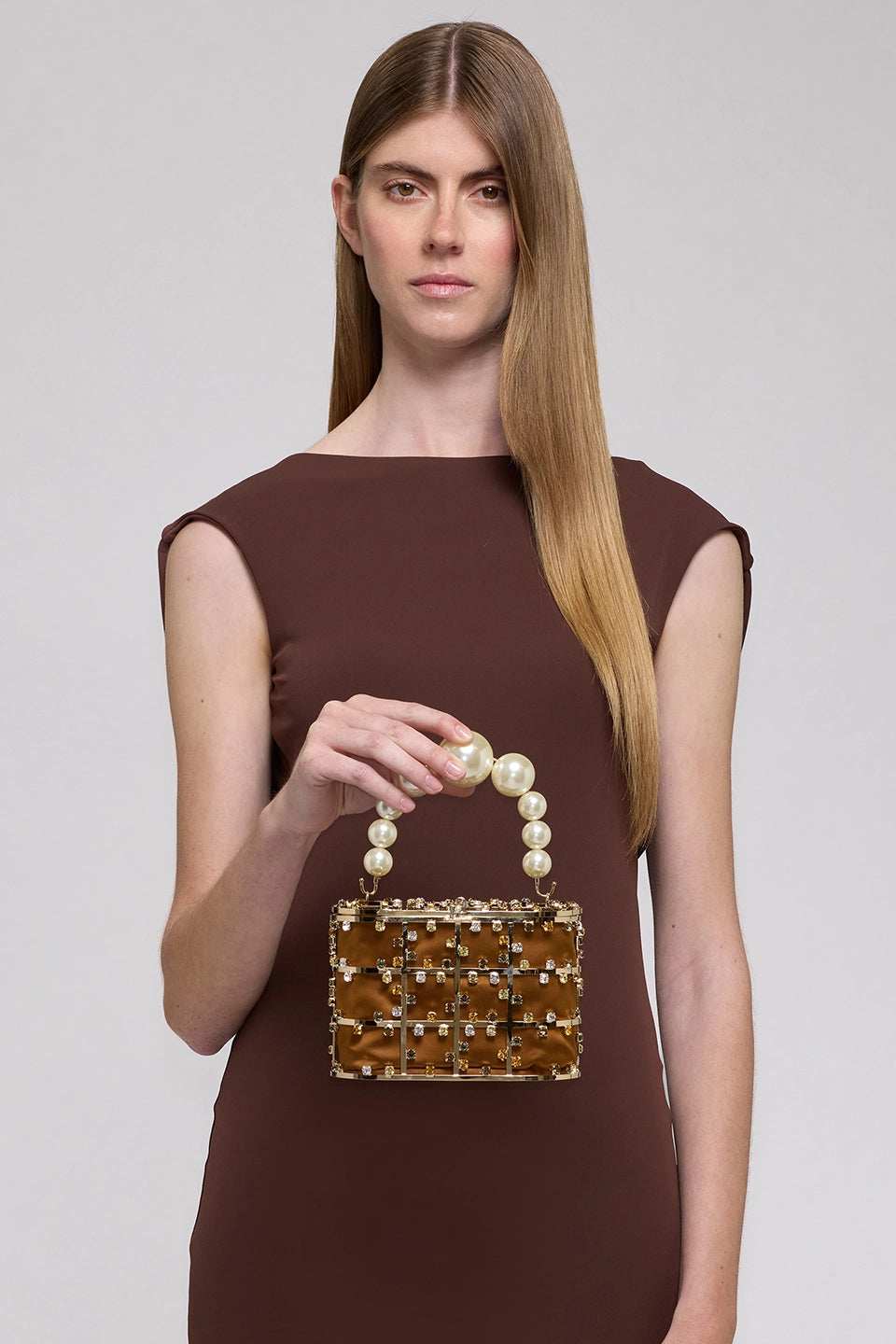 Designer Dark Brown Bags, shop online with free delivery in UAE. Product gallery 5