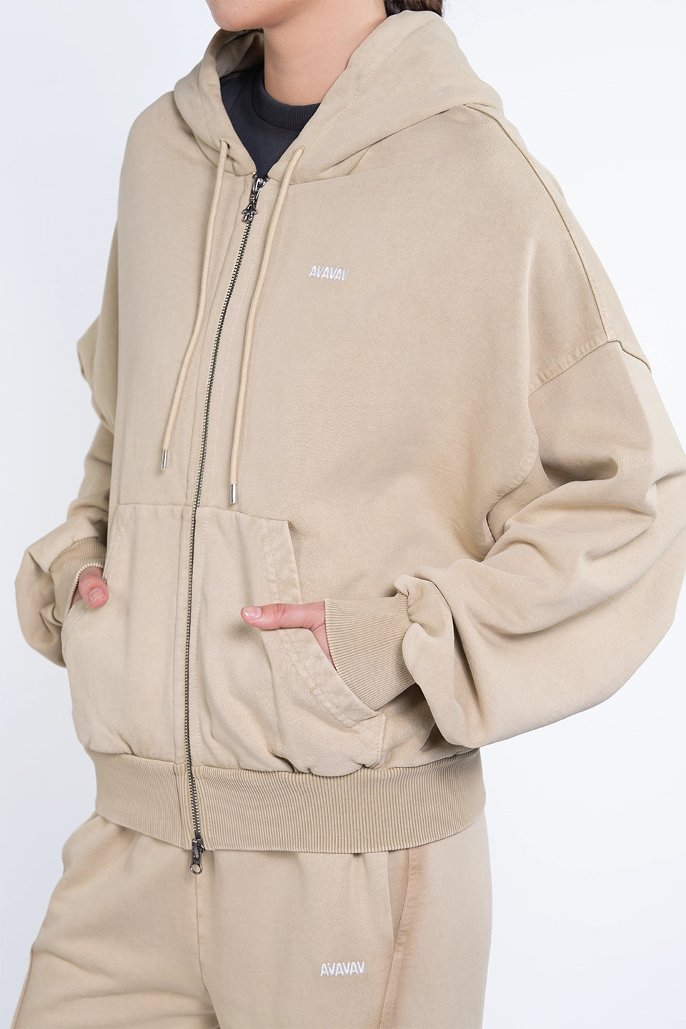 Designer Beige Women Hoodie, shop online with free delivery in UAE. Product gallery 5