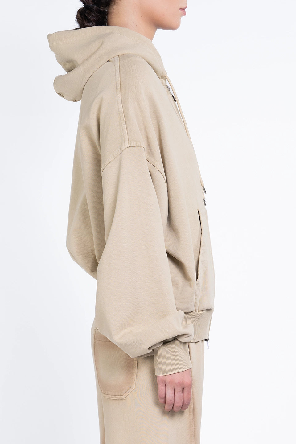 Designer Beige Women Hoodie, shop online with free delivery in UAE. Product gallery 4