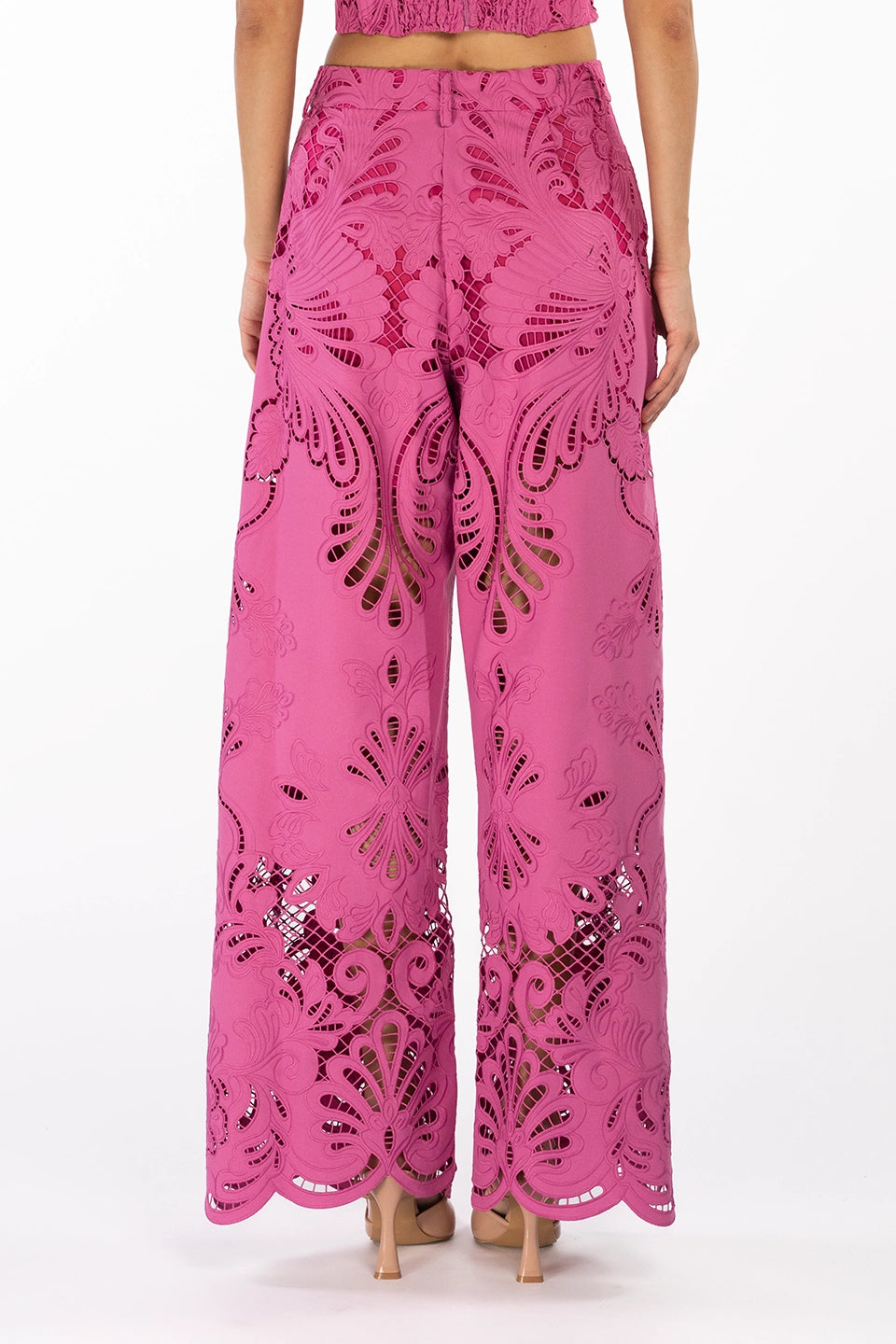 Designer Pink Women pants, shop online with free delivery in UAE. Product gallery 2