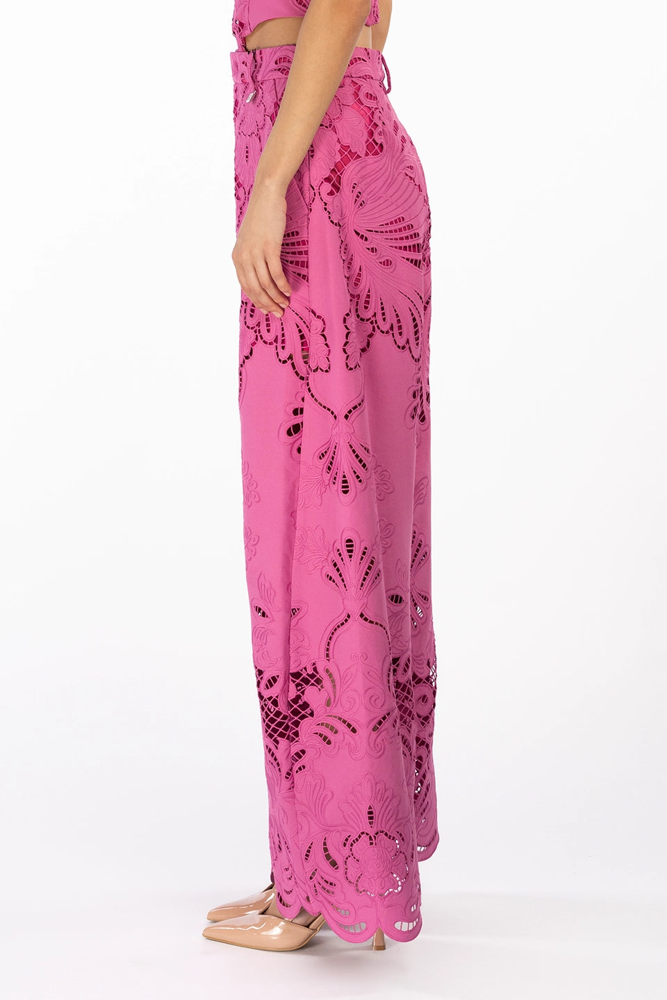 Designer Pink Women pants, shop online with free delivery in UAE. Product gallery 4