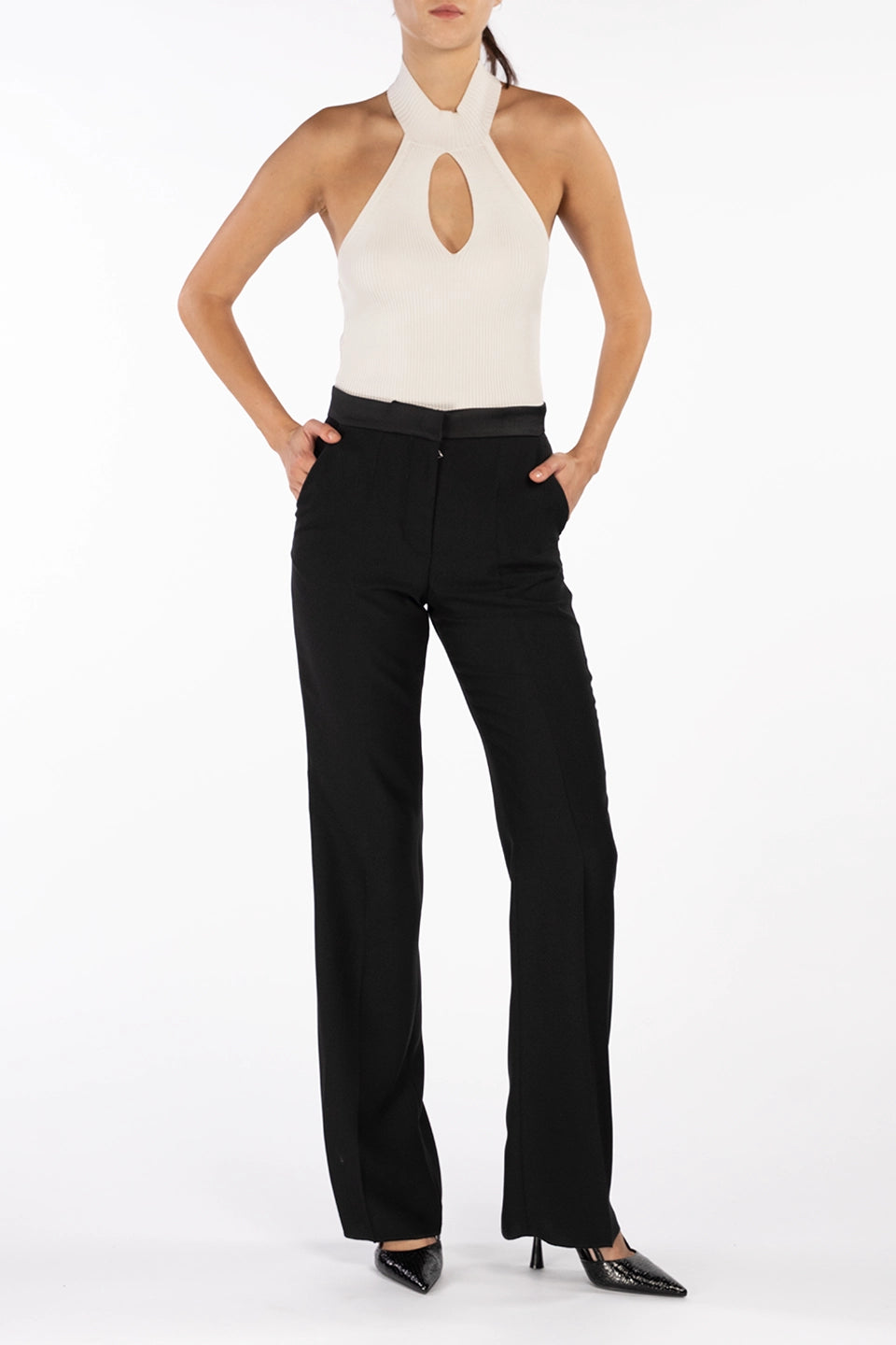 Designer Black Women pants, shop online with free delivery in UAE. Product gallery 6