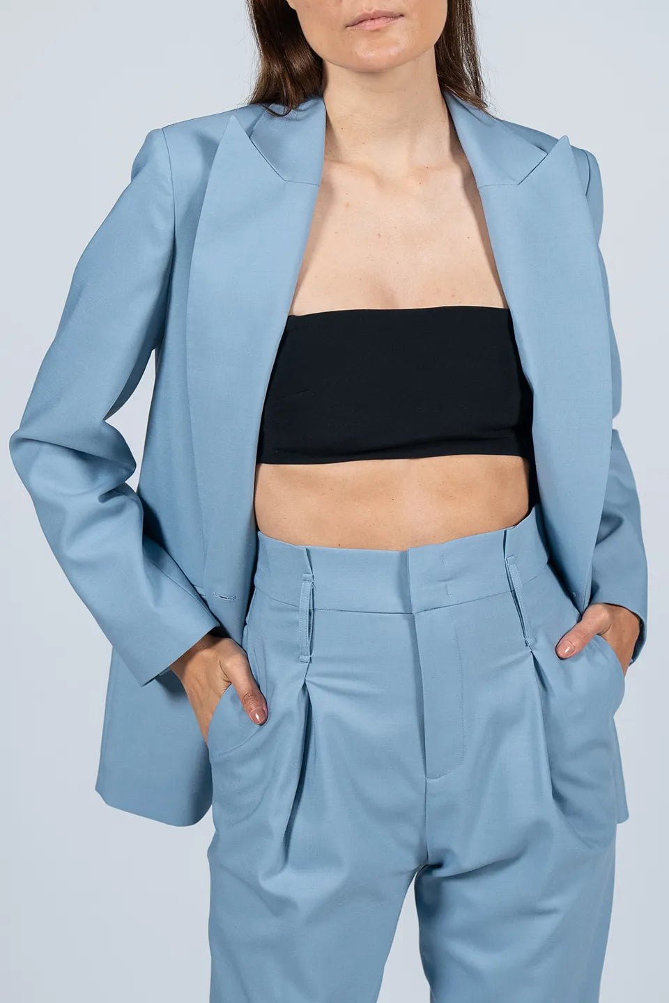 Designer Blue Women blazers, Jacket, shop online with free delivery in UAE. Product gallery 4
