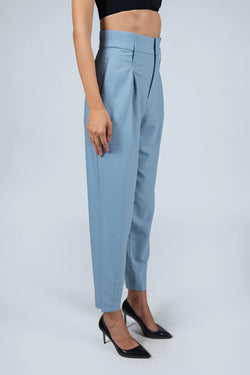 Federica Tosi | Light Blue High Waist Trouser, alternative view