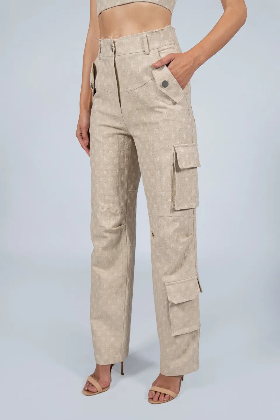 Designer Beige Women pants, shop online with free delivery in UAE. Product gallery 3
