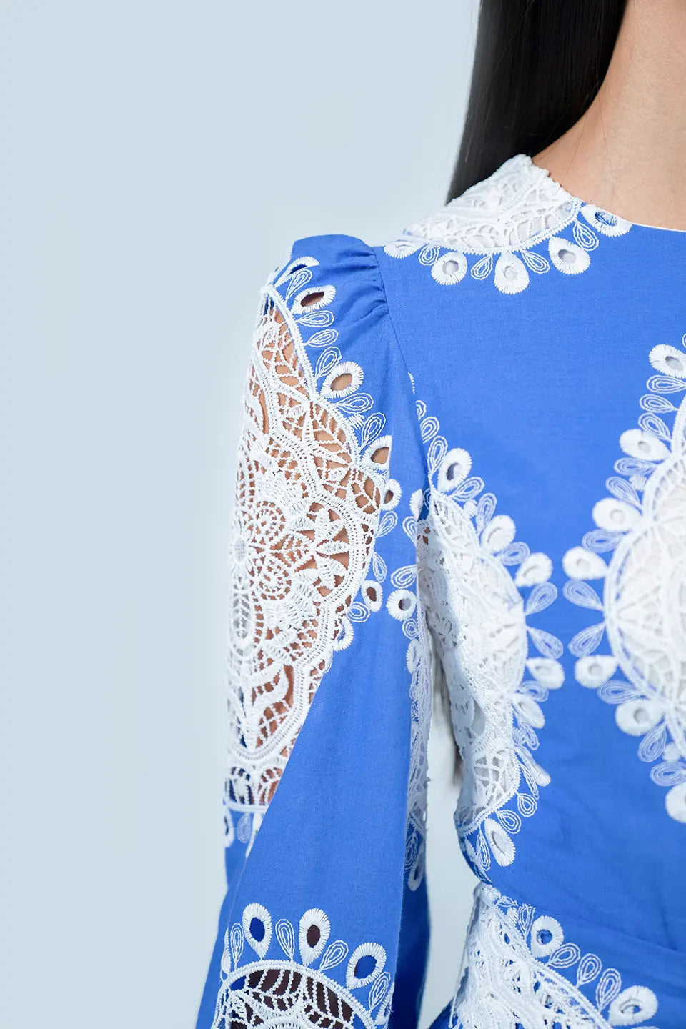 Designer Blue Midi dresses, shop online with free delivery in UAE. Product gallery 6